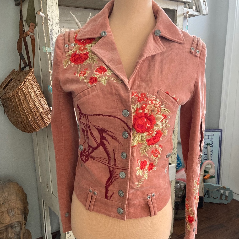 Johnny Was Corduroy Equestrian Jacket